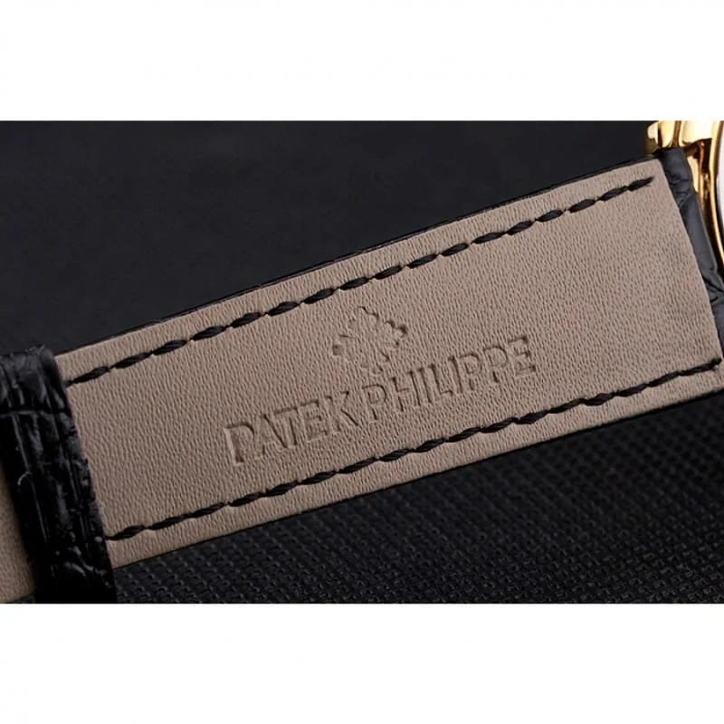 Calatrava White & Diamond Dial 39 mm, Yellow Gold Plated