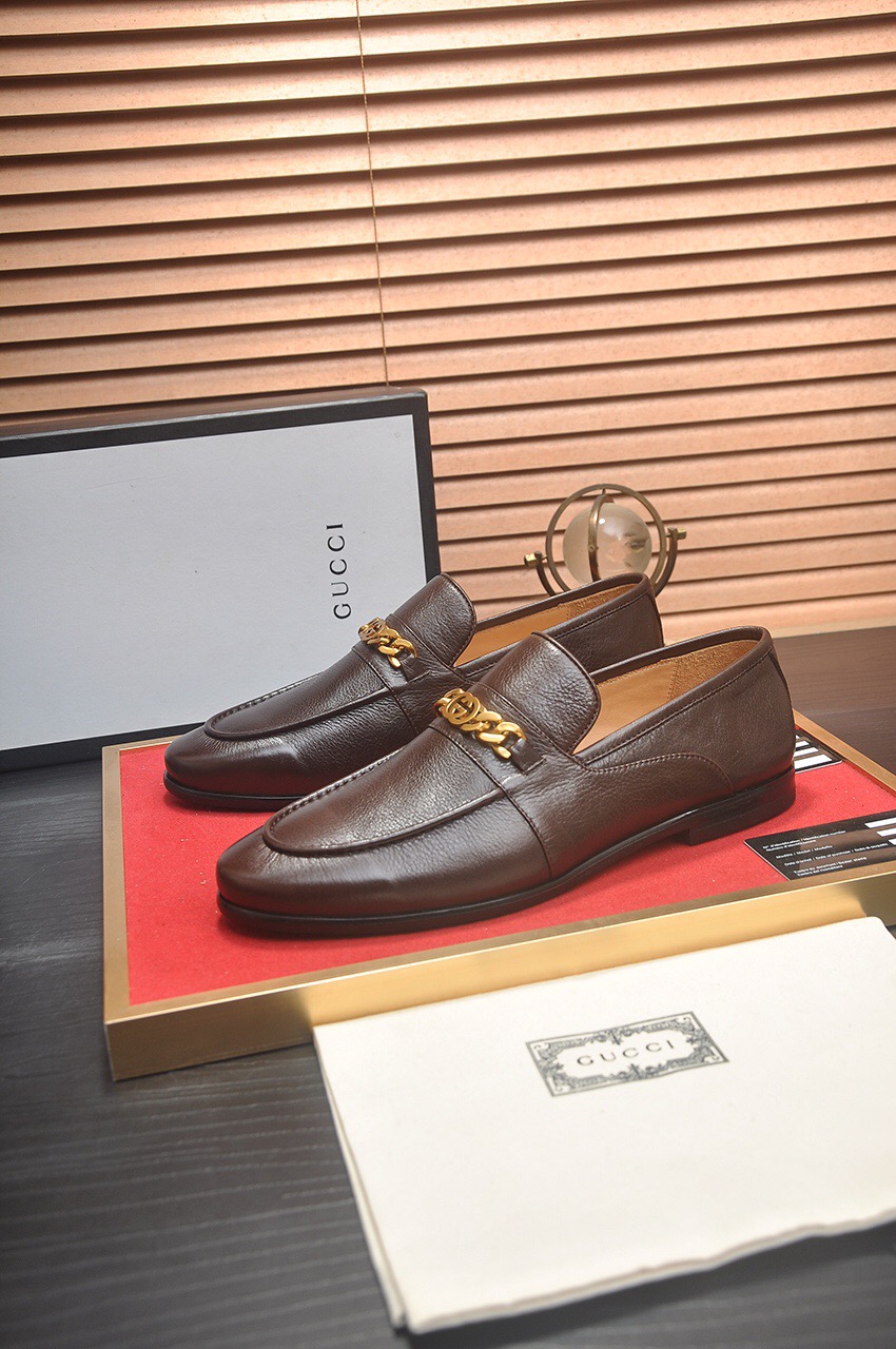 Prada men's leather shoes-24