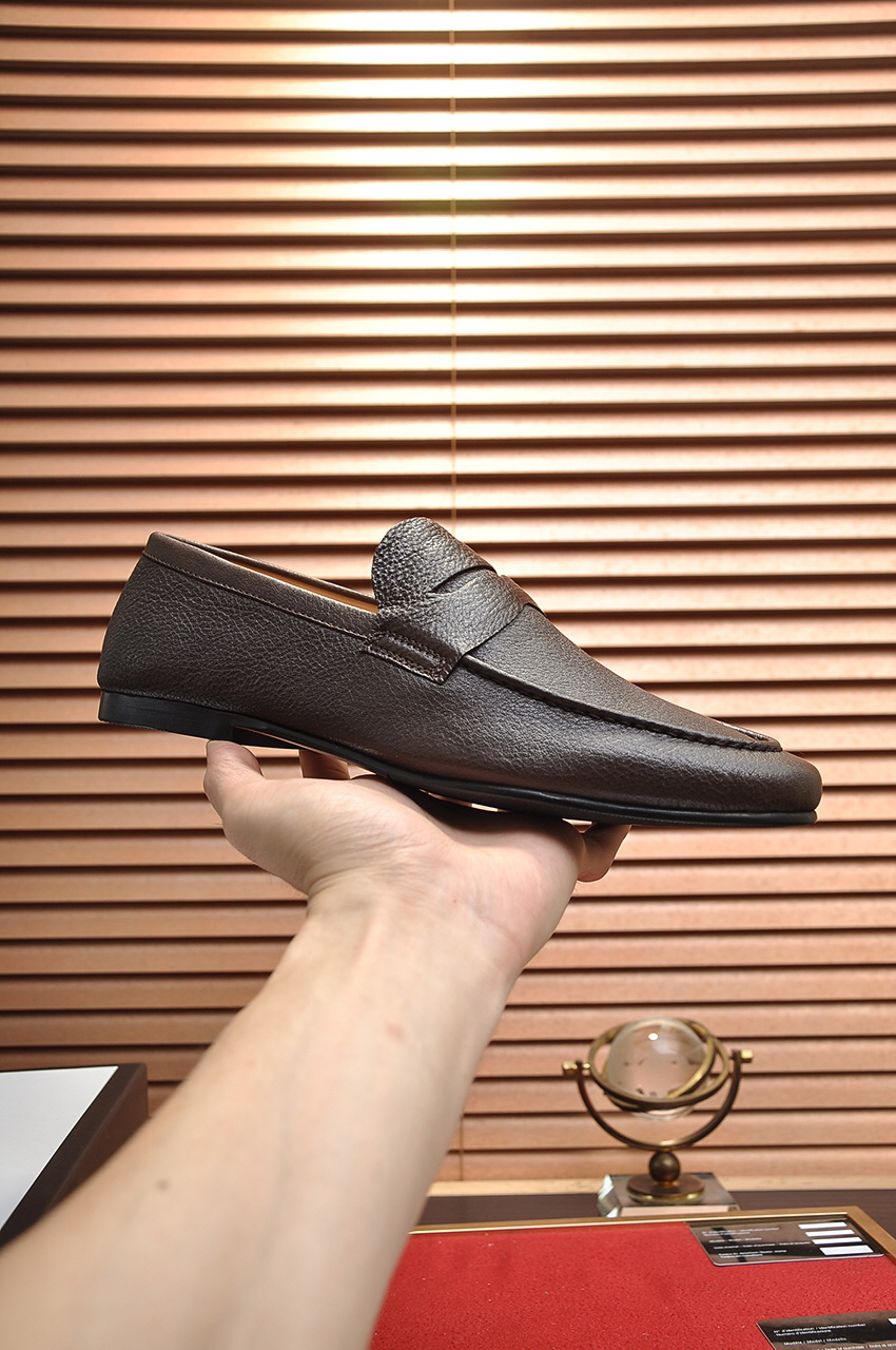 Gucci men's leather shoes-61