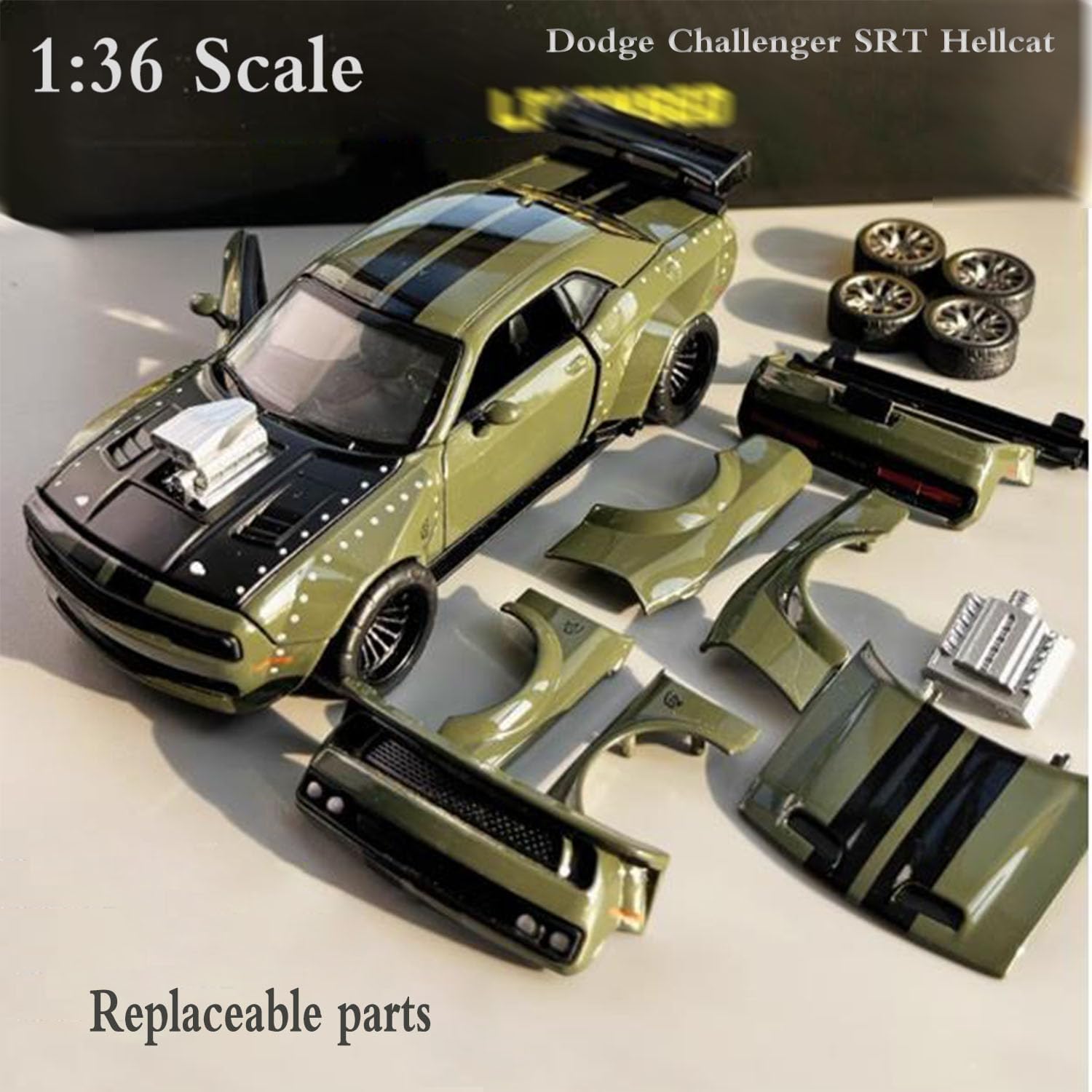🏁 LOVEPOSELY Dodge DIY Disassembly Toy Car – Fun & Learning in One🚗
