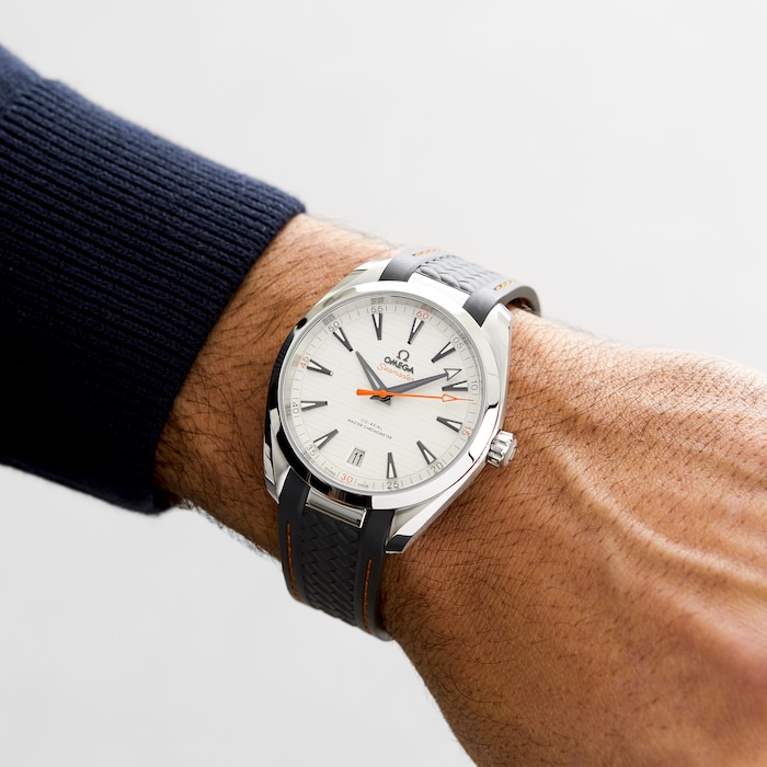 Seamaster Aqua Terra 150M Mens Silver Dial 41mm Automatic Co-Axial Mens Watch