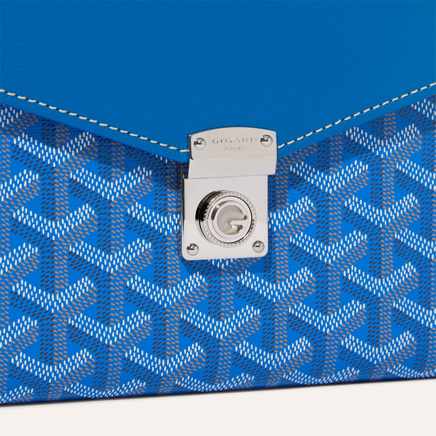 Chypre Wallet-Pouch Stripes and Initials