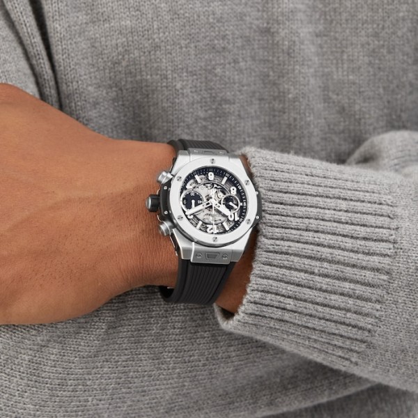 Big Bang Men Automatic Grey Rubber Watch 441.NX.1171.RX