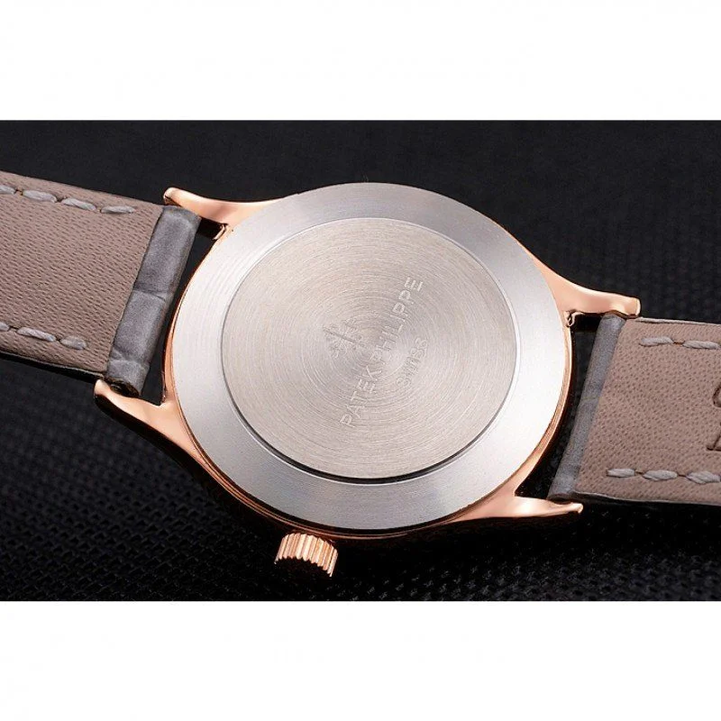 Calatrava Dial Silver 28 mm, Rose Gold Plated