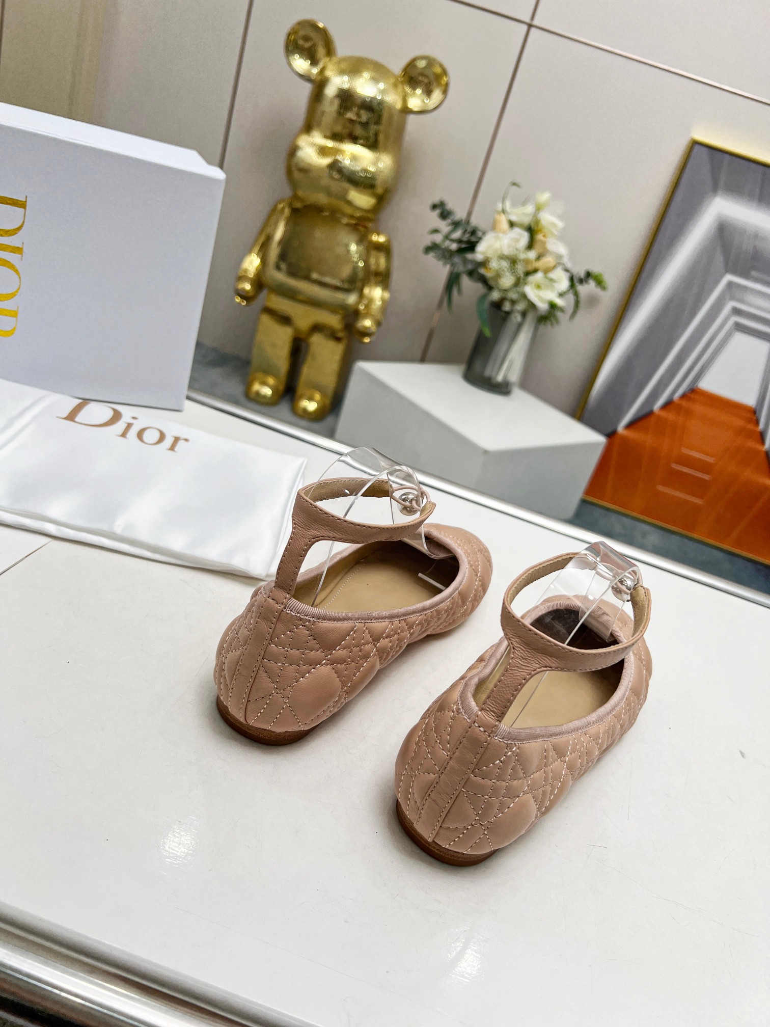 Dior women's leather shoes-17