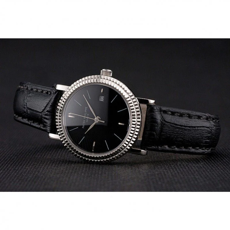 Calatrava Double Dial 28 mm, Stainless Steel