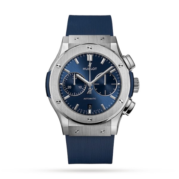 Classic Fusion Men Automatic Blue Rubber Watch 521.NX.7170.RX