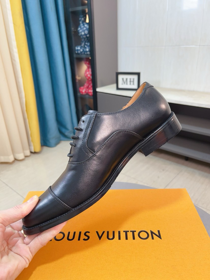 LV men's leather shoes-20