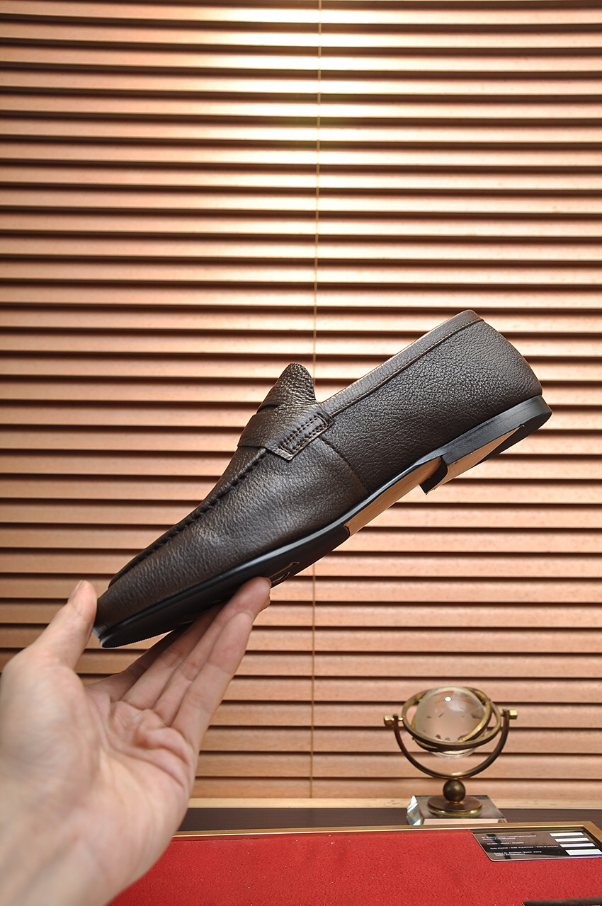 Gucci men's leather shoes-61