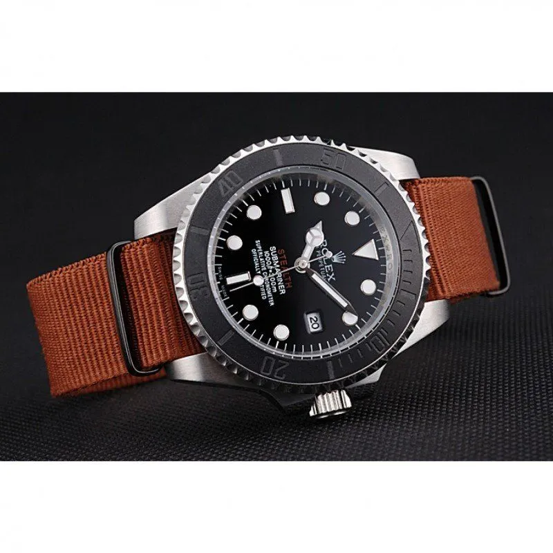 Submariner STEALTH MK III Brown Fabric Band rl425 621387