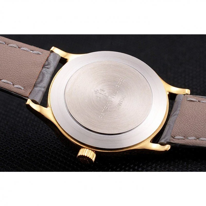 Calatrava Silver & Diamond Dial 28 mm, Yellow Gold Plated