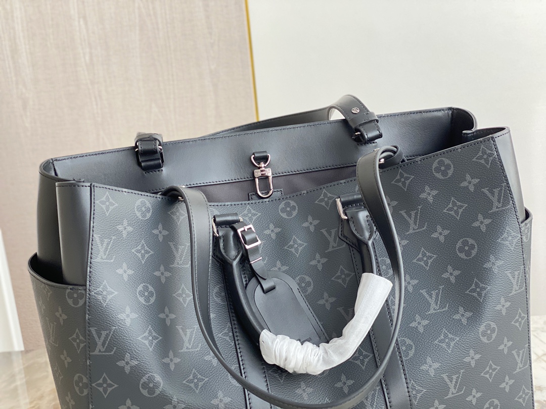 Louis Vuitton M46451 Sac Plat 24H Monogram Eclipse Coated Canvas