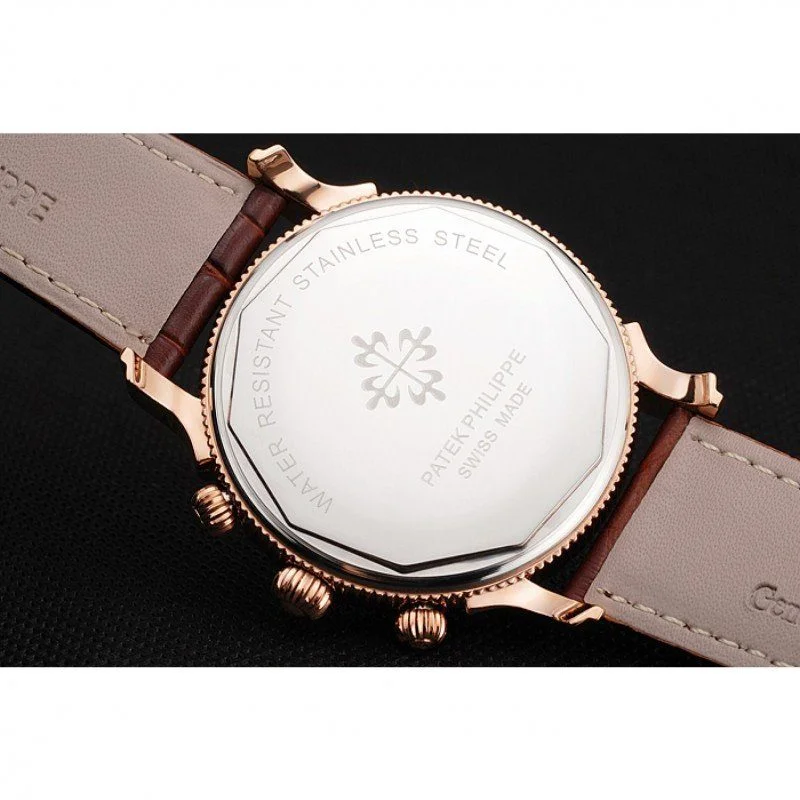 Chronograph Dial Black 40 mm, Rose Gold Plated