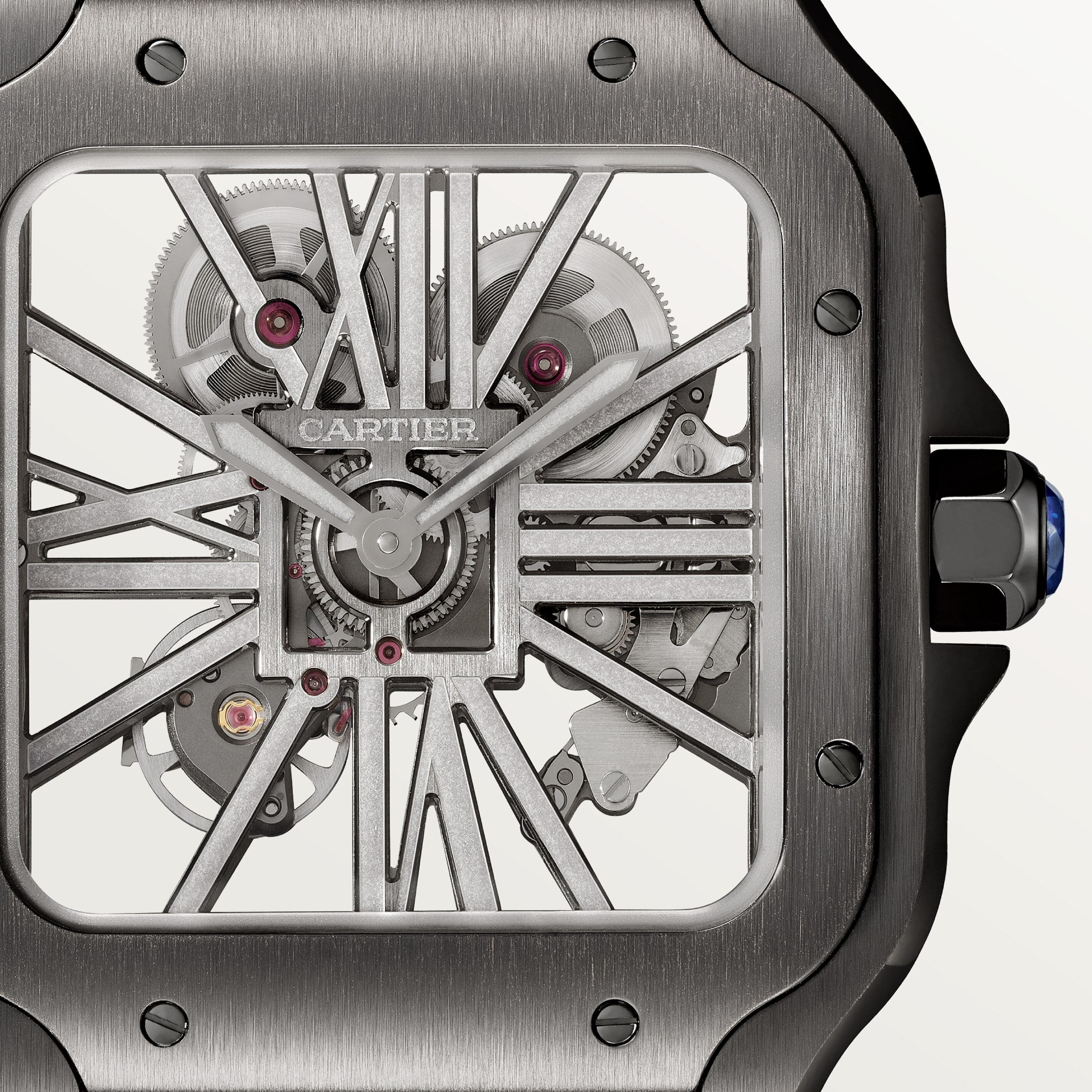 Santos de skeleton watch CRWHSA0009(Box NOT Included)