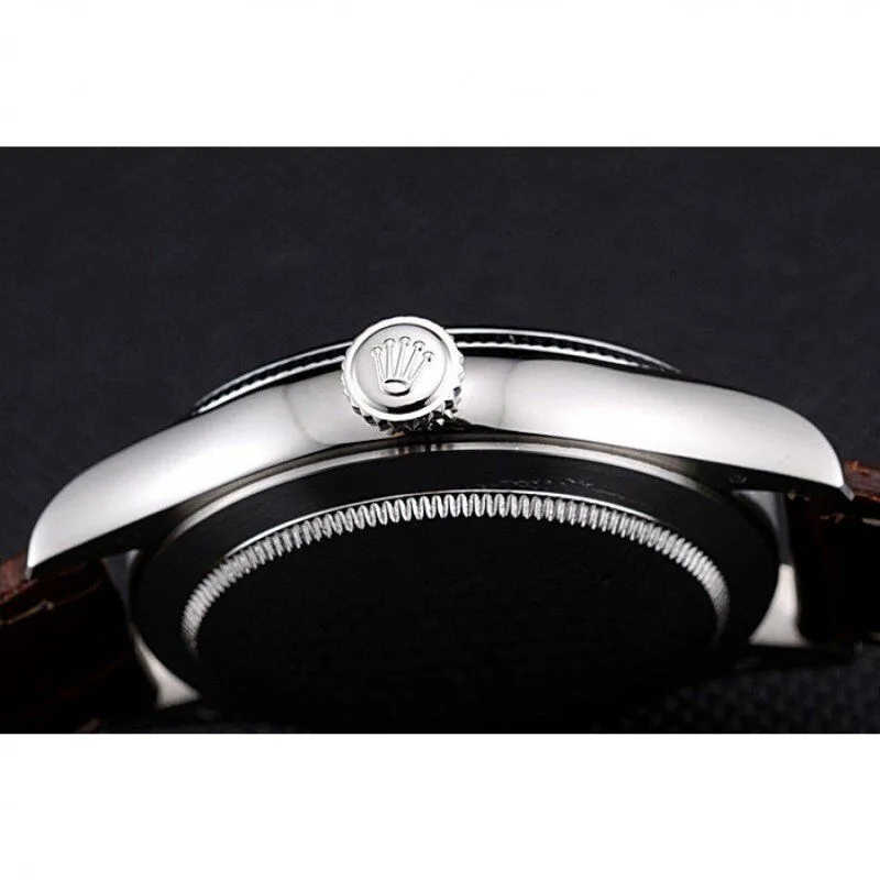 Cellini White Dial Stainless Steel Case Brown Leather Bracelet 622723