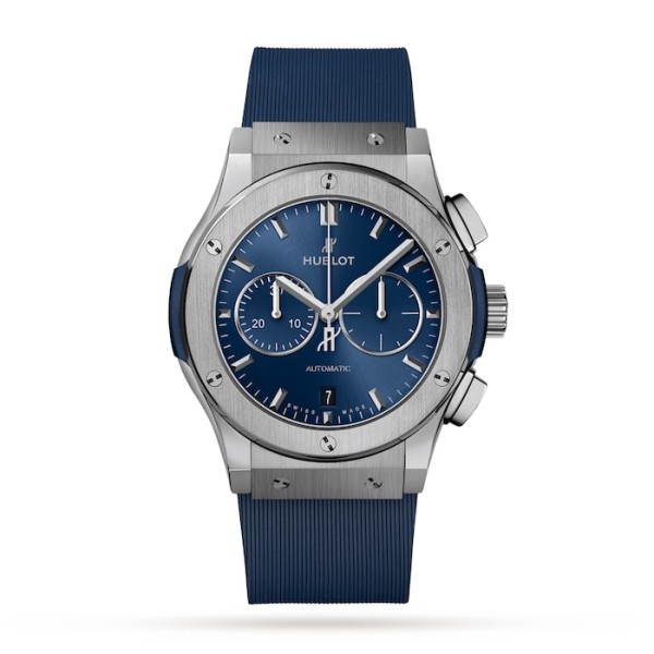 Classic Fusion Men Automatic Blue Rubber Watch 541.NX.7170.RX