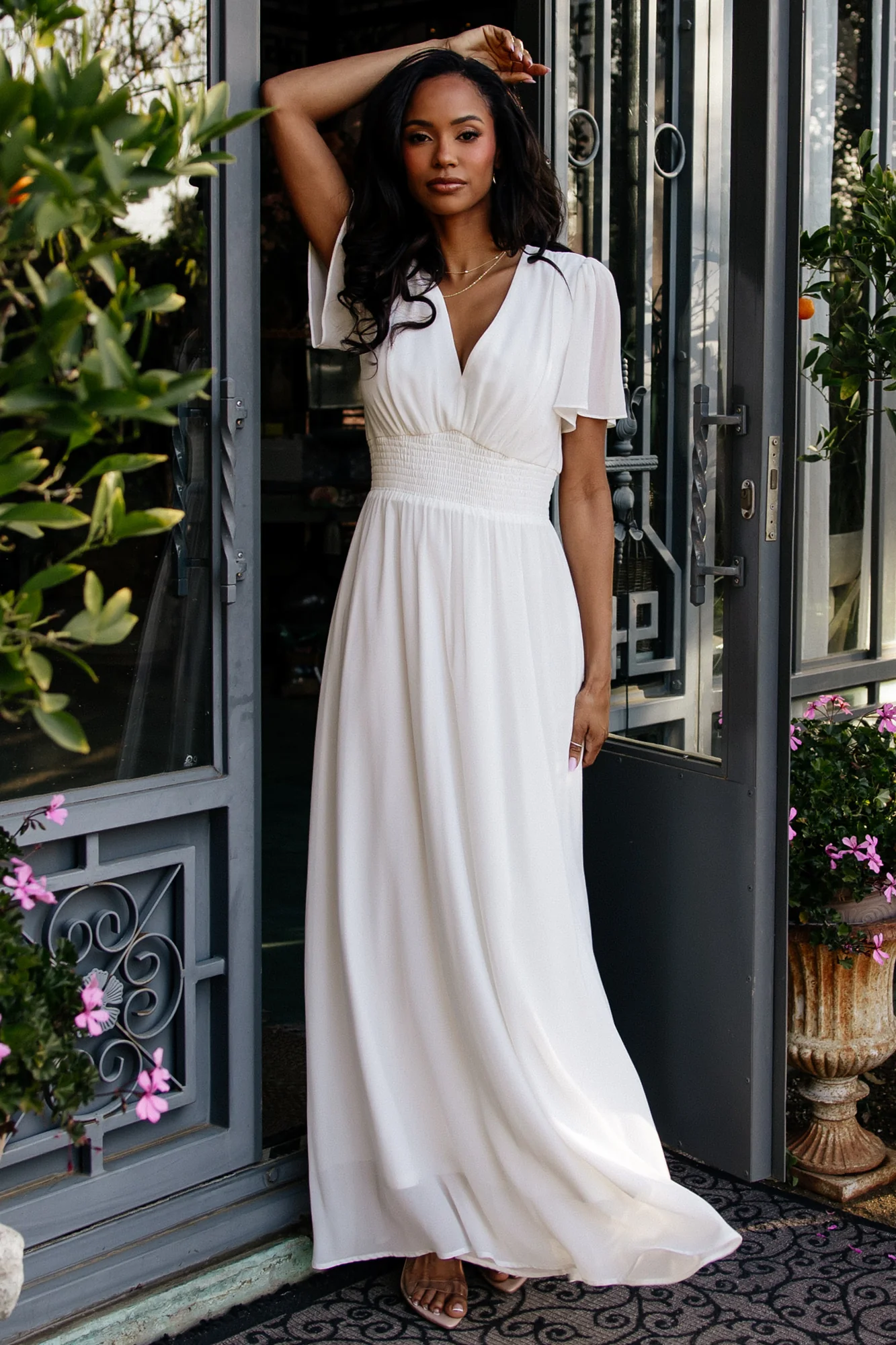 Birdie Maxi Dress | White