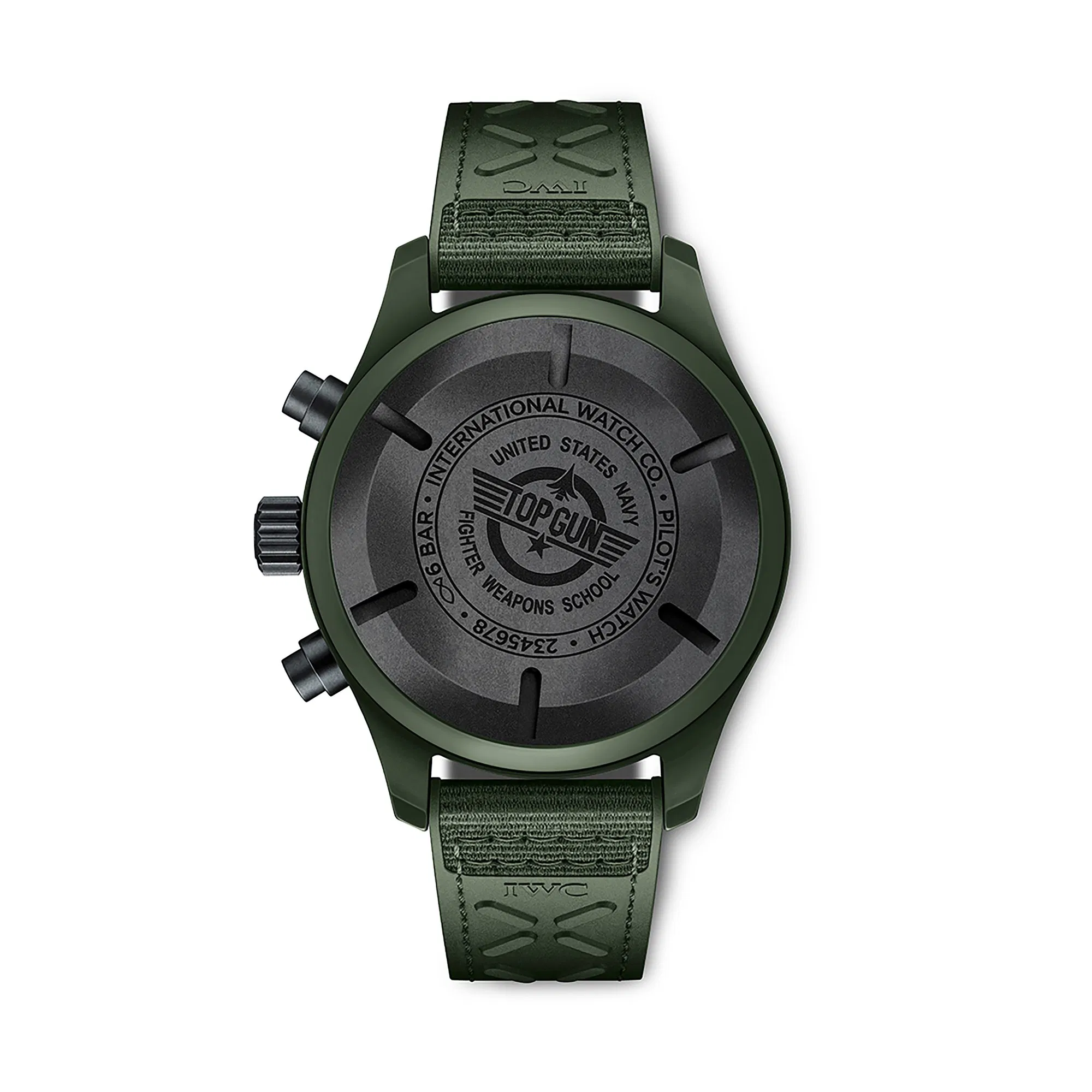 Schaffhausen Pilots watch chronograph top gun edition woodland iw389106