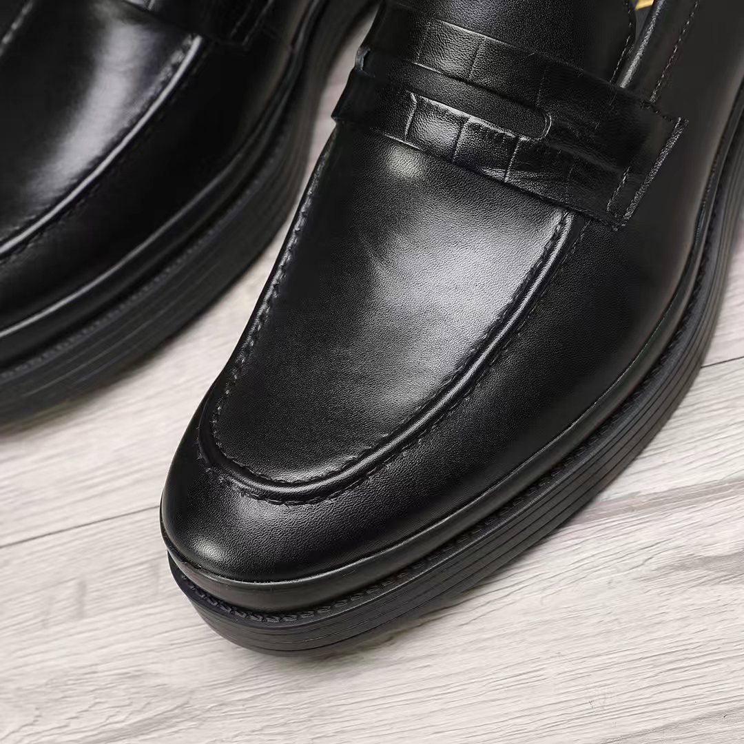 Prada men's leather shoes-79