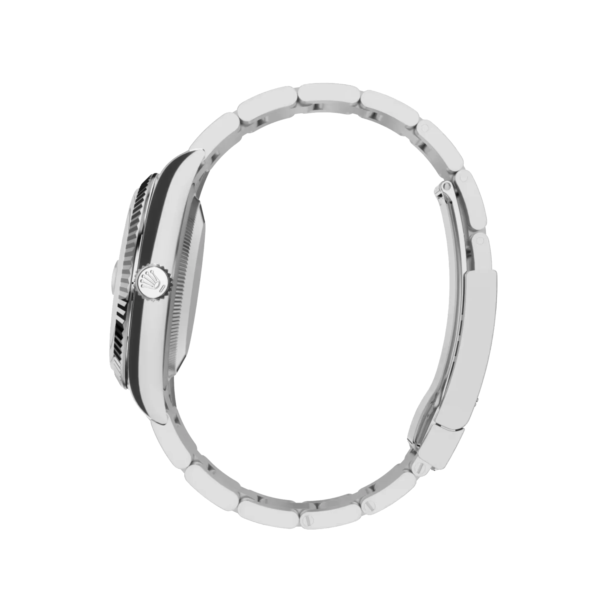 Datejust: Oystersteel and white gold, silver, m126234-0013