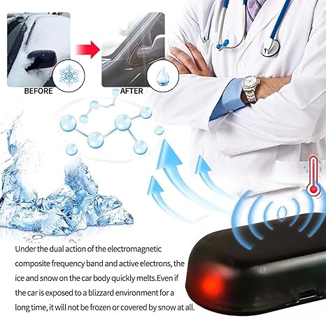 Electromagnetic Antifreeze Snow Removal Devic