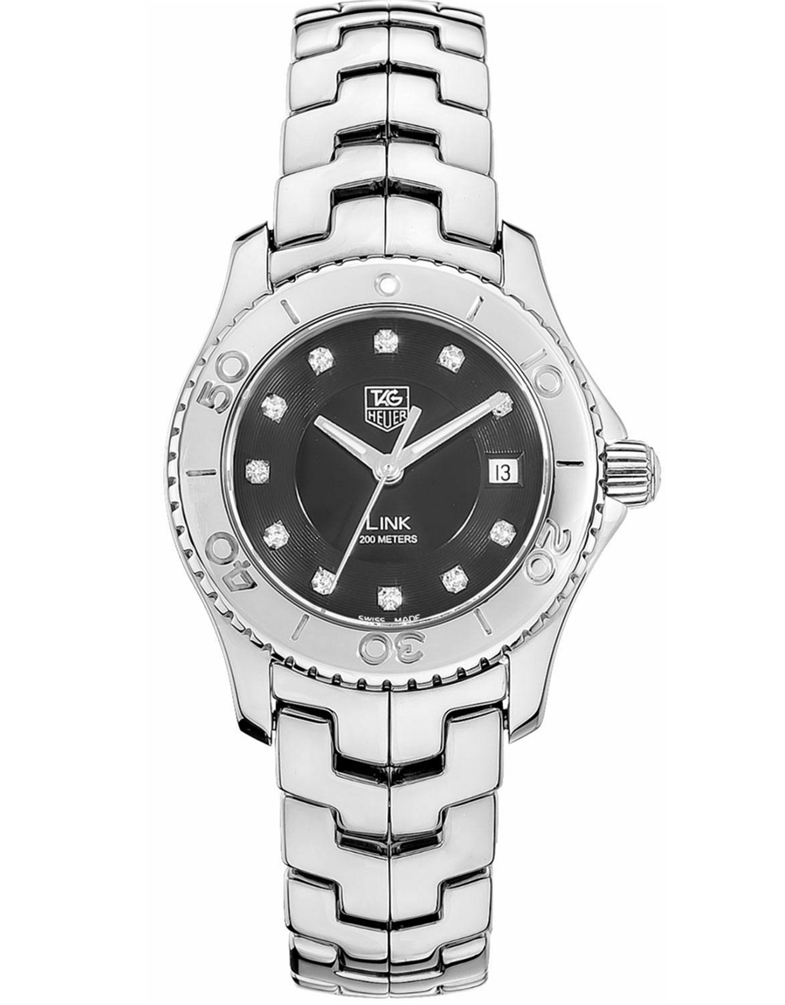 Link Black Dial Set with Diamond WJ1318.BA0572 27MM
