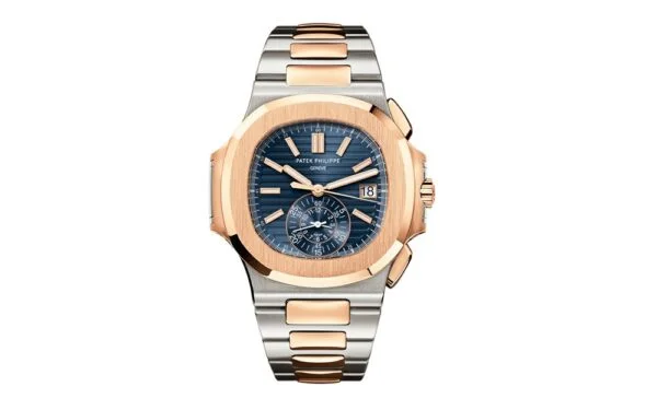 Nautilus 5980/1AR-001 Flyback chronograph, Date.  40.5 mm,Steel/rose gold