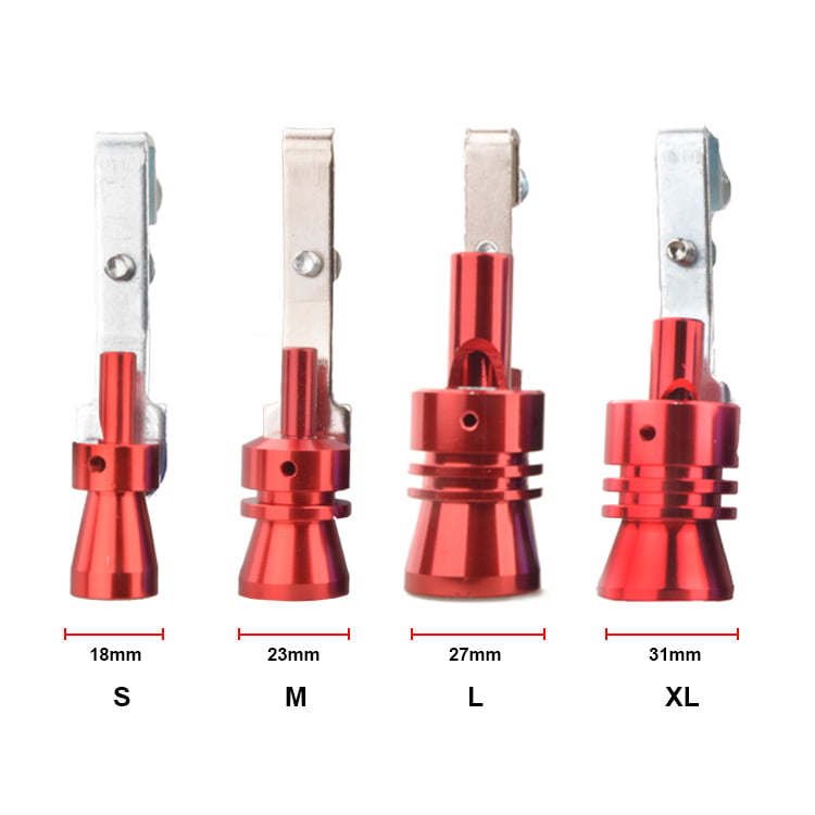 🔥Medium Universal Turbo Sound Noise Exhaust Muffler Pipe Whistle Valve🚗💨