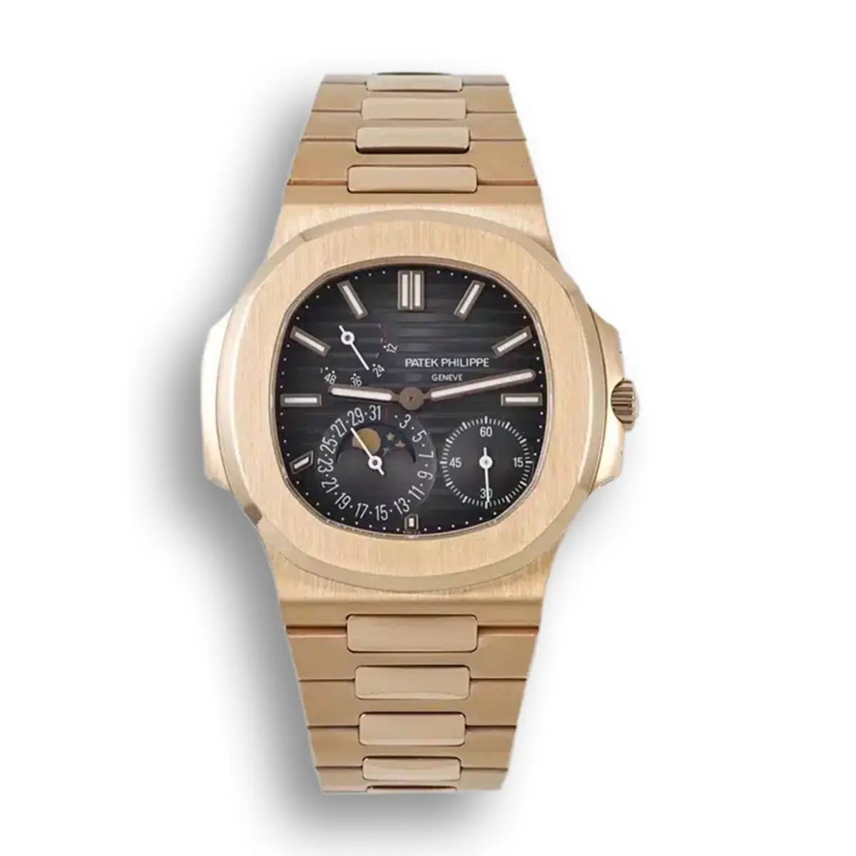 Nautilus Moon phases 40 mm,Gold,Dark Dial,5712/1A
