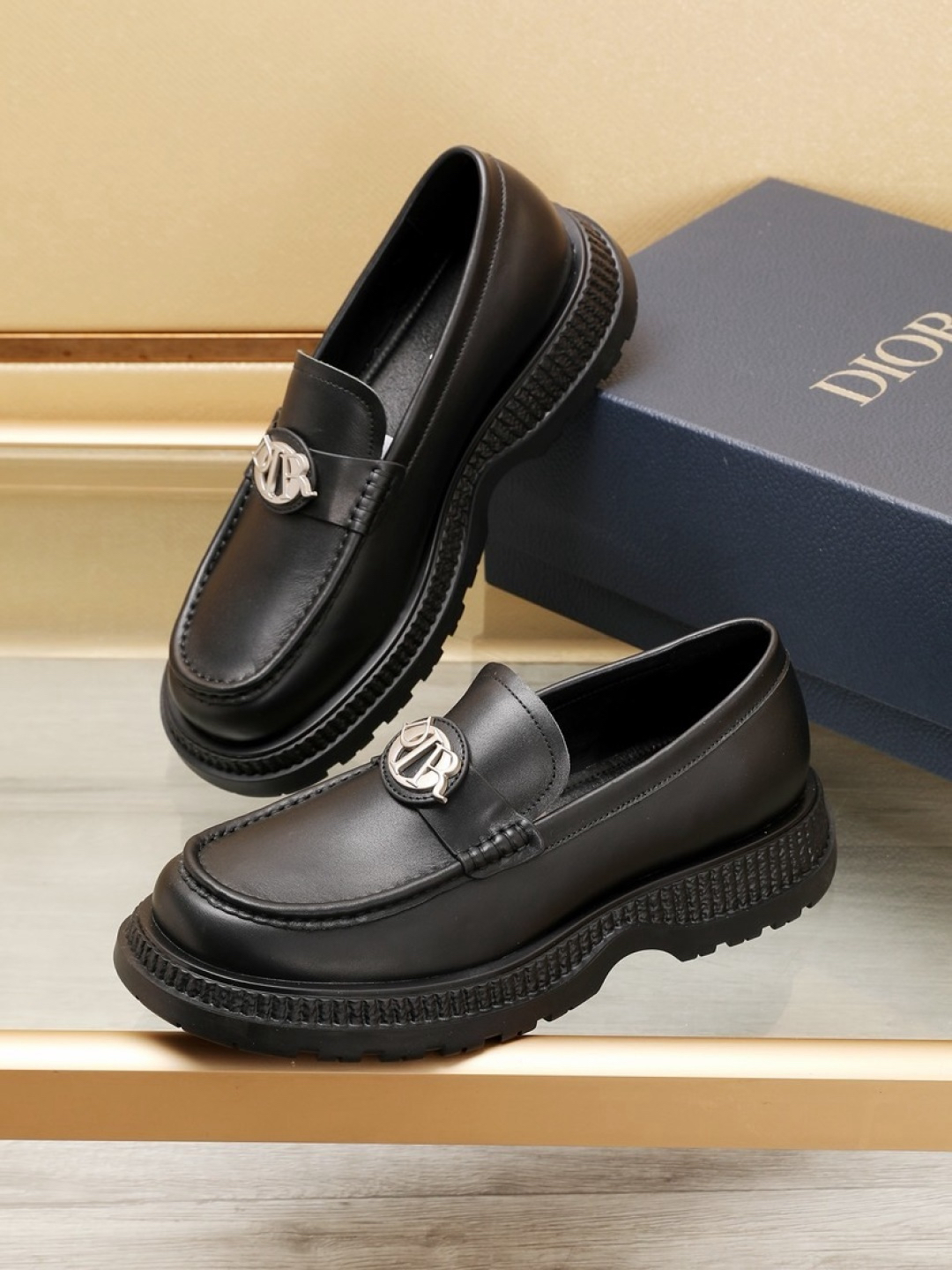 Dior men's leather shoes-34