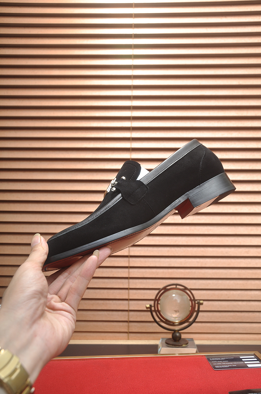 D&G men's leather shoes-72