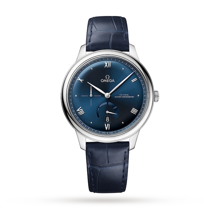 De Ville Prestige Co-Axial Master Chronometer Power Reserve 41mm Mens Watch Blue
