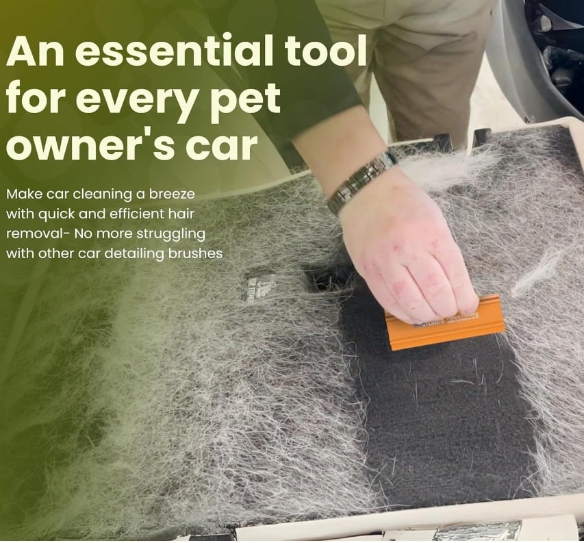 Easy Grip Pet Hair Carpet Scraper