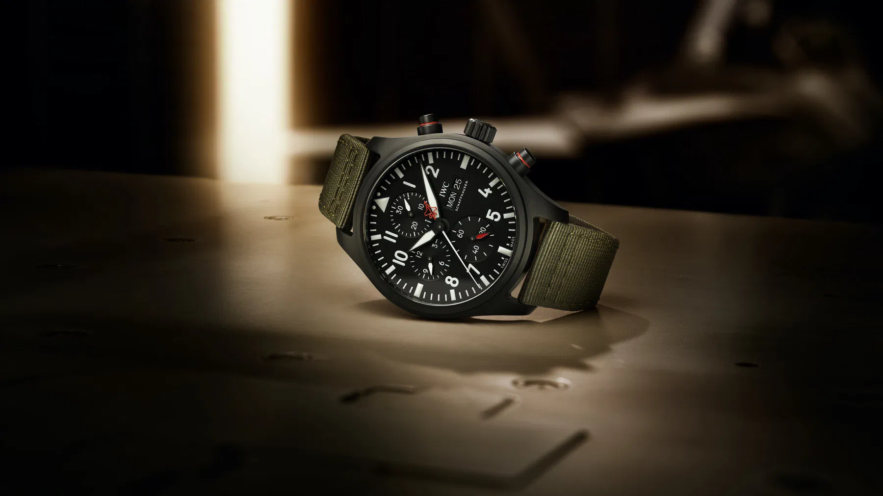 Schaffhausen Pilots watch chronograph top gun edition sfti iw389104