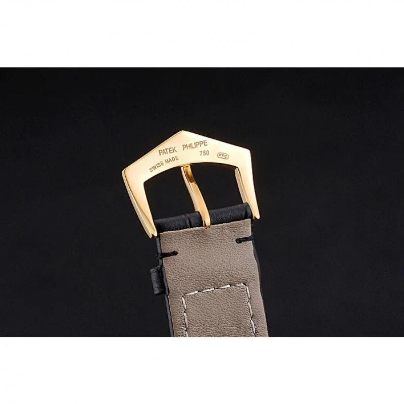 Calatrava Dial Black 41 mm, Yellow Gold Plated