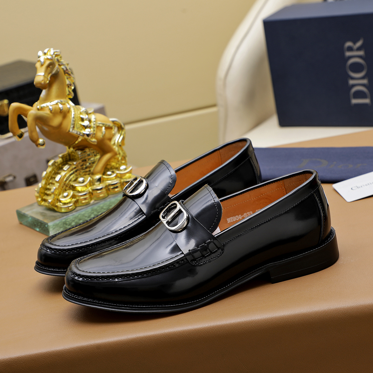 Dior men's leather shoes-58