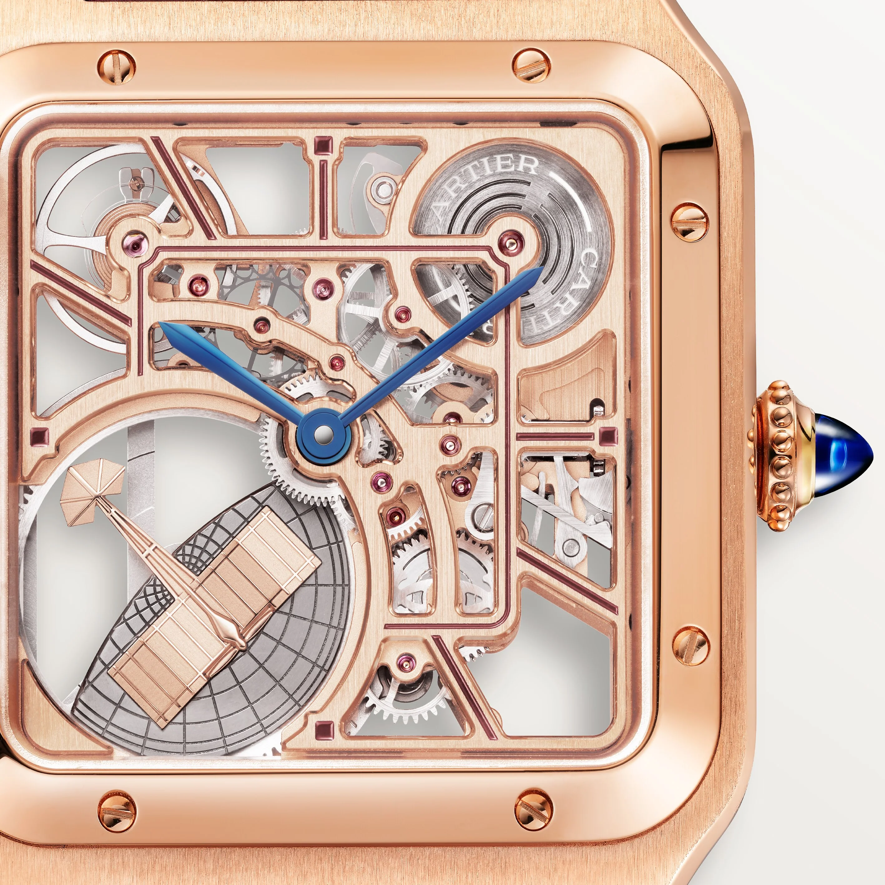 Santos-Dumont Skeleton Watch CRWHSA0030(Box NOT Included)