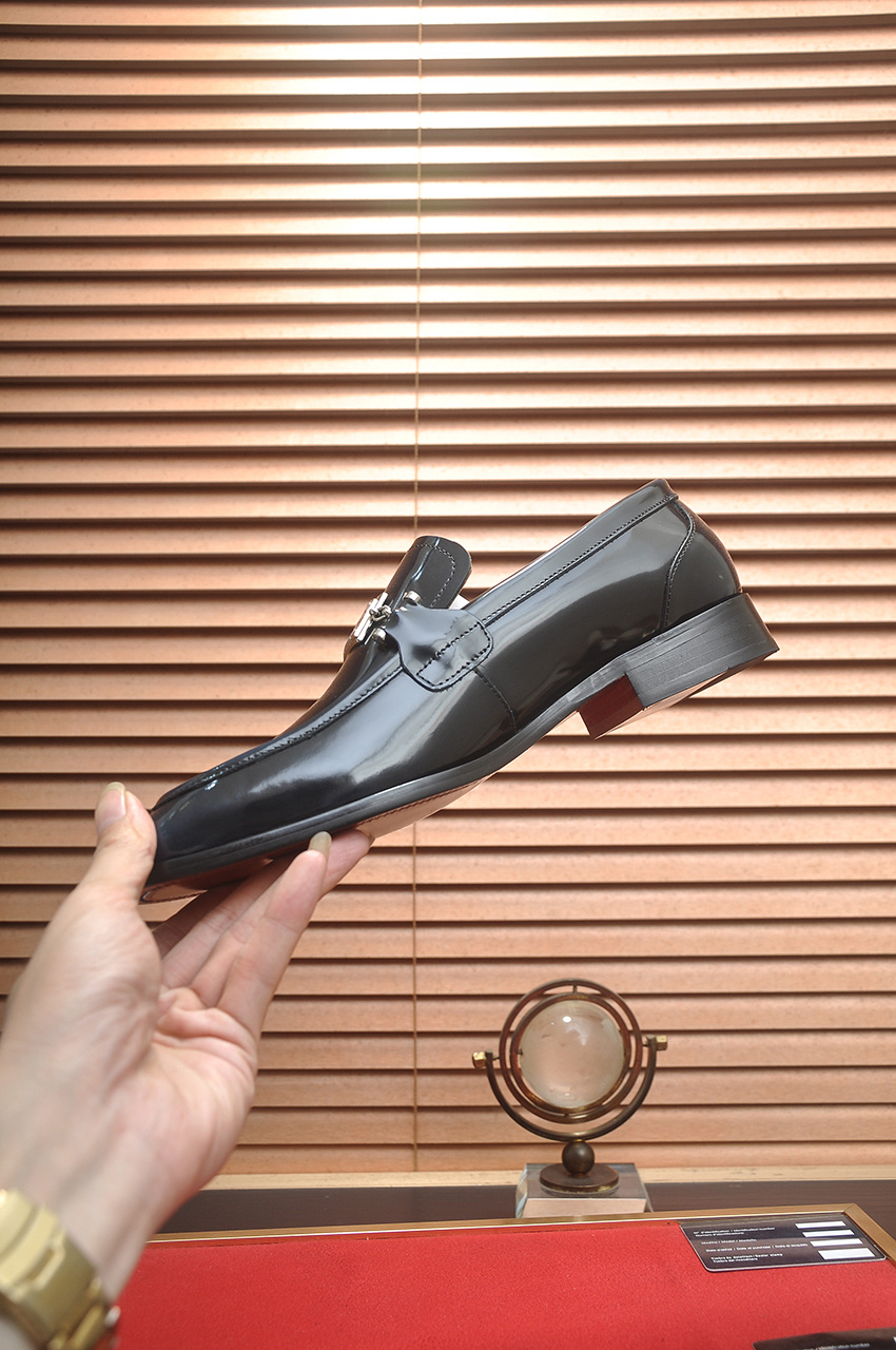 D&G men's leather shoes-80