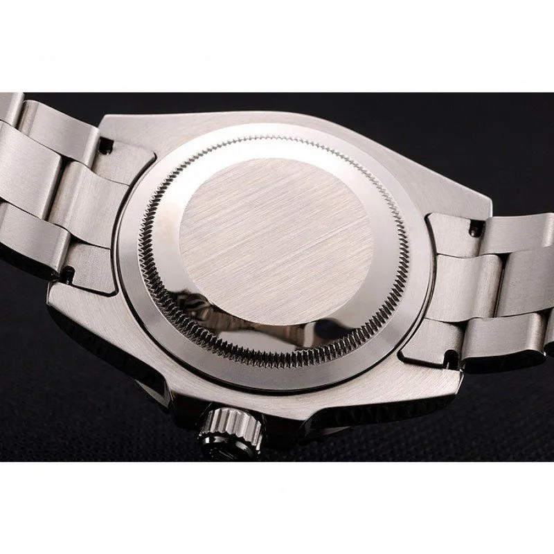 Swiss GMT Master II Black Dial Stone Set Bezel Stainless Steel Case And Bracelet 1453747