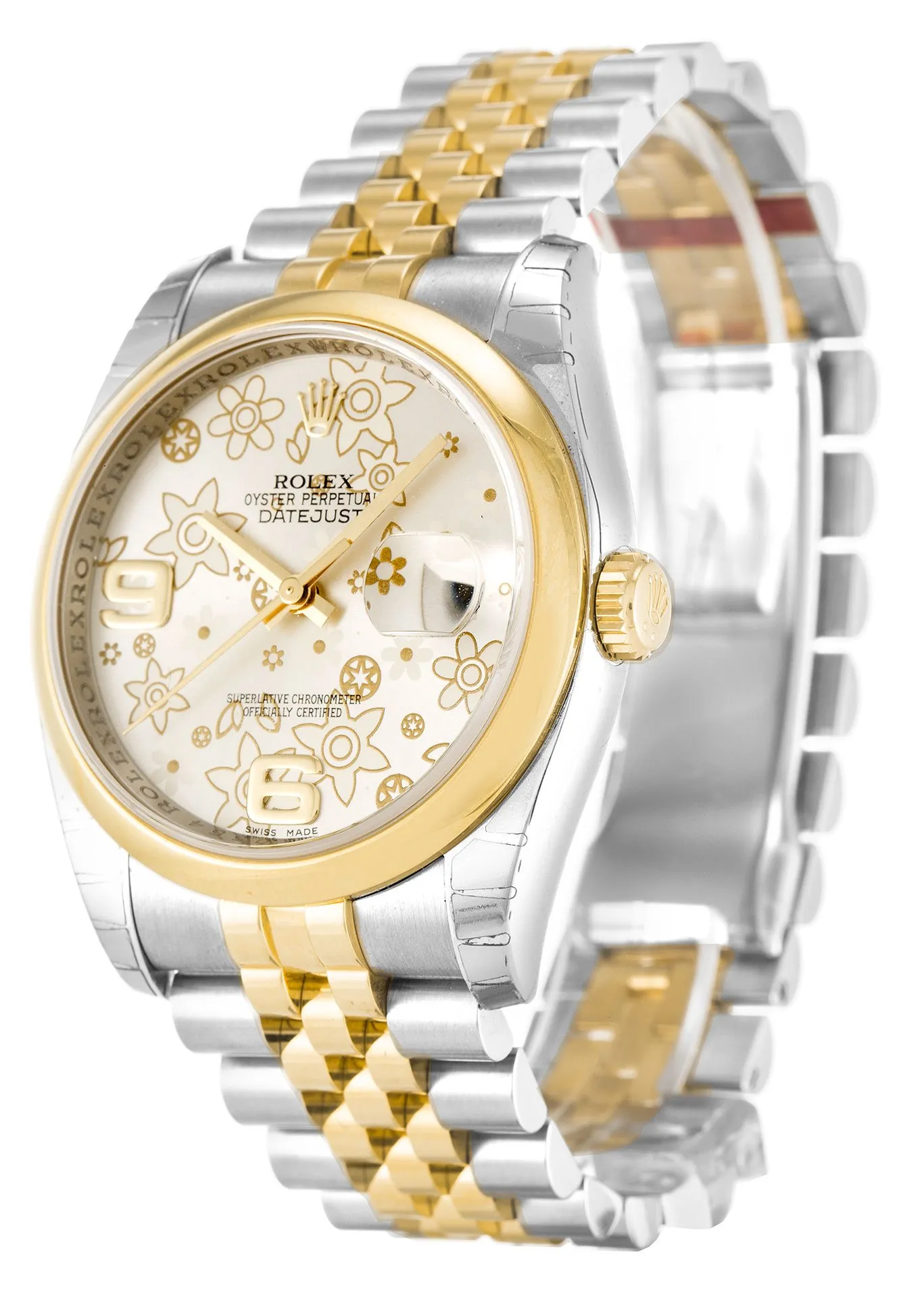 Datejust Silver Floral Dial 116203