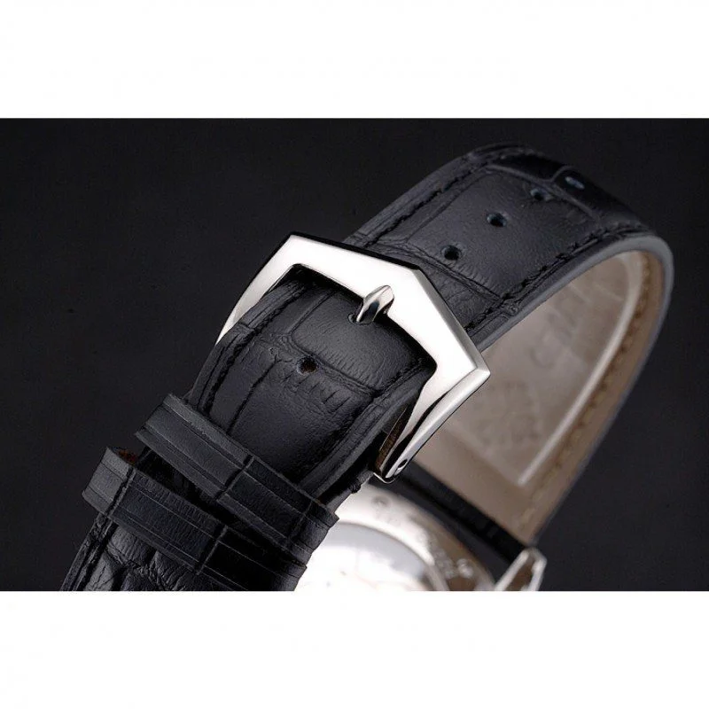 Calatrava Black Dial 41 mm, Stainless Steel