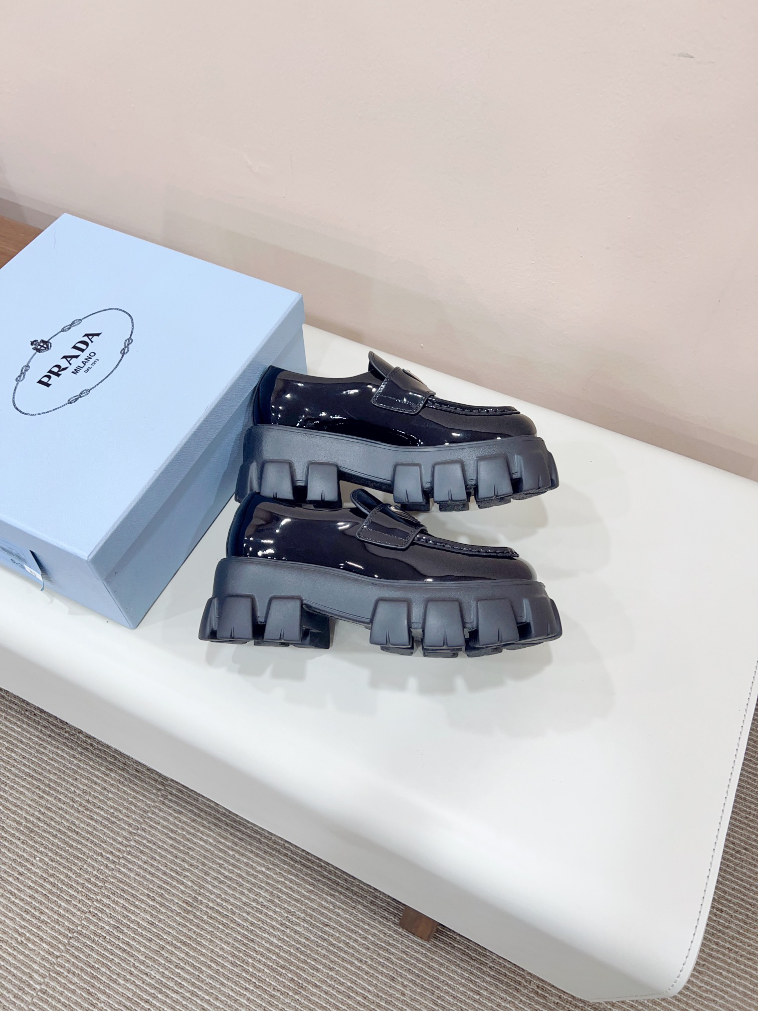 Prada women's leather shoes-41