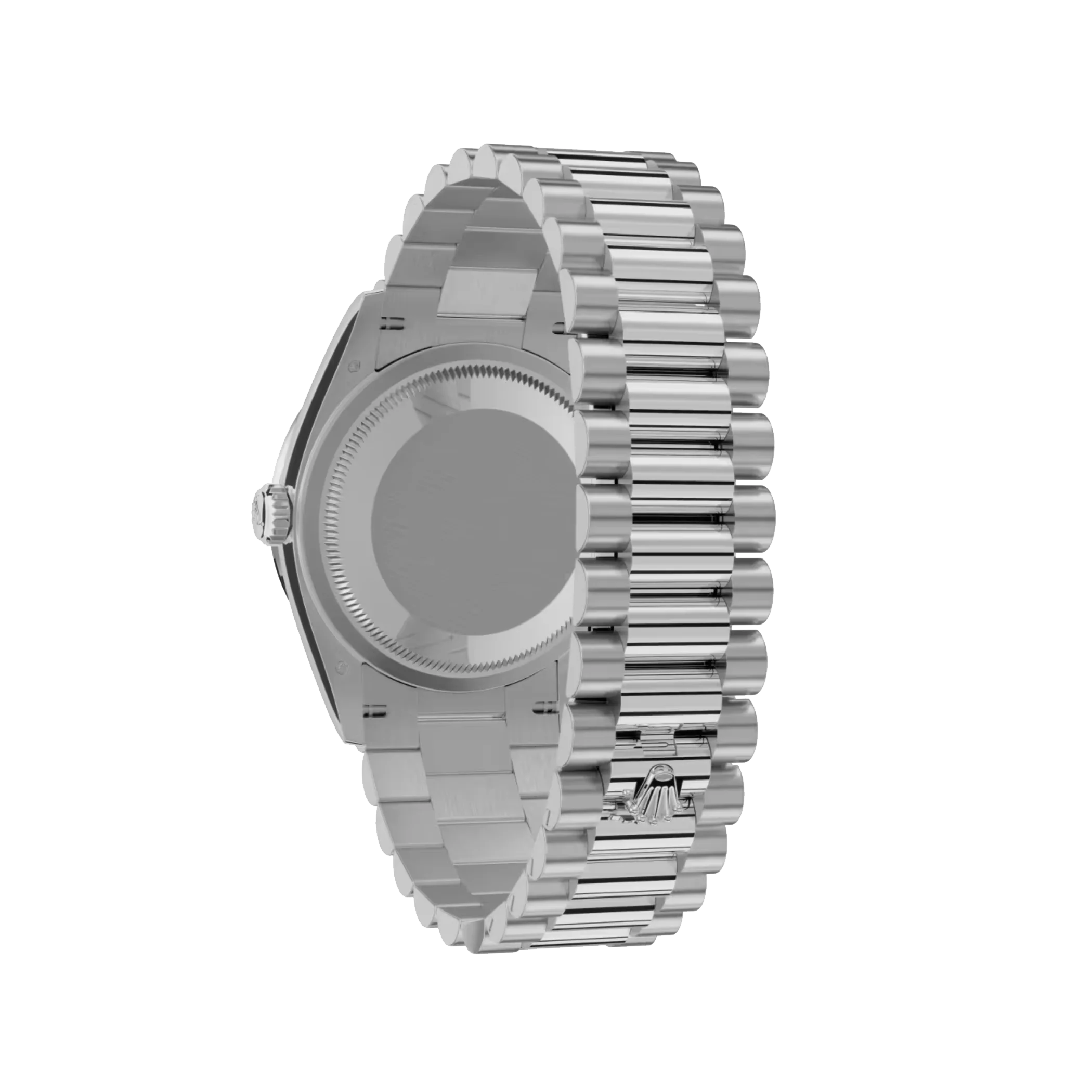 Day-Date: platinum, bright black, diamond-set, m228239-0005