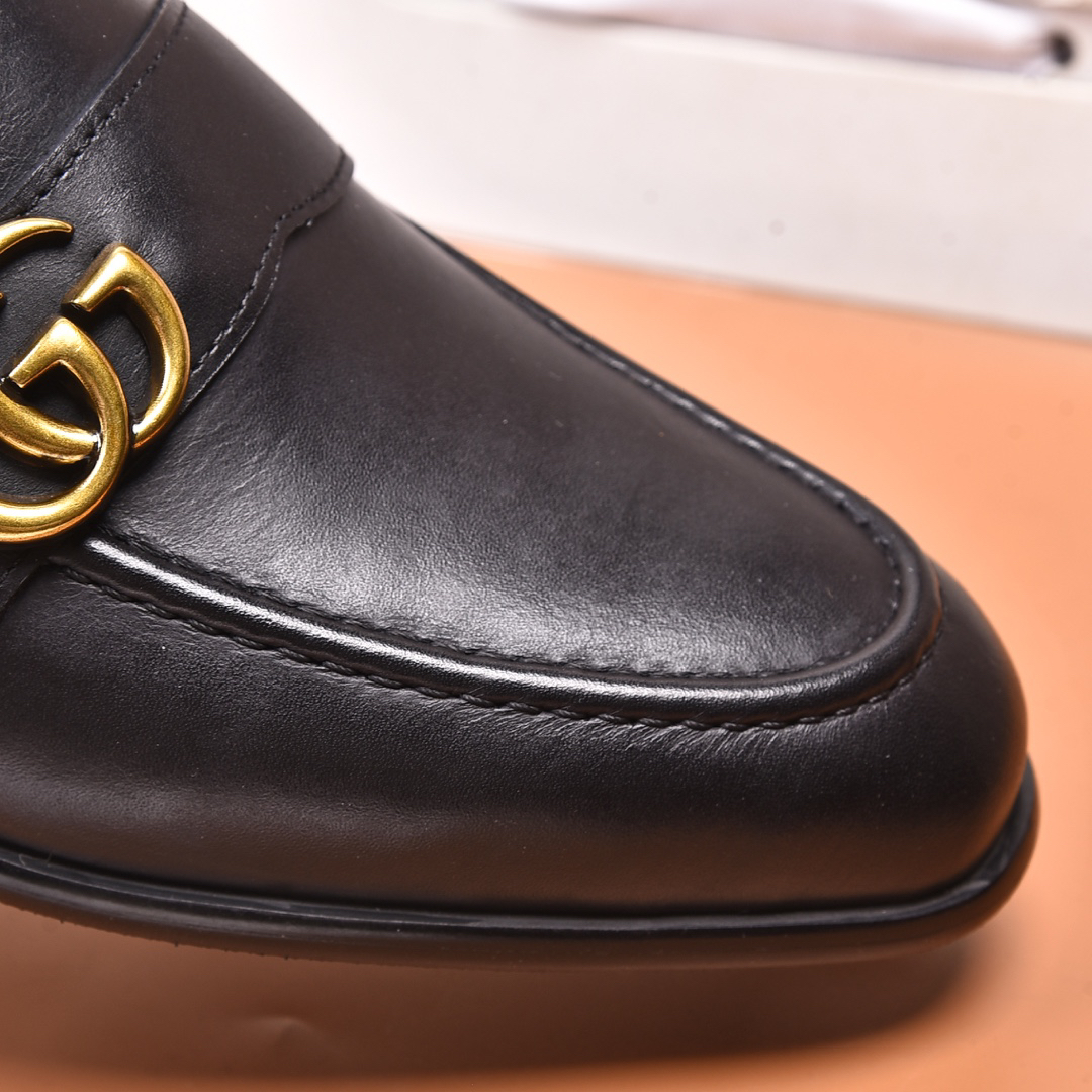 Gucci men's leather shoes-40