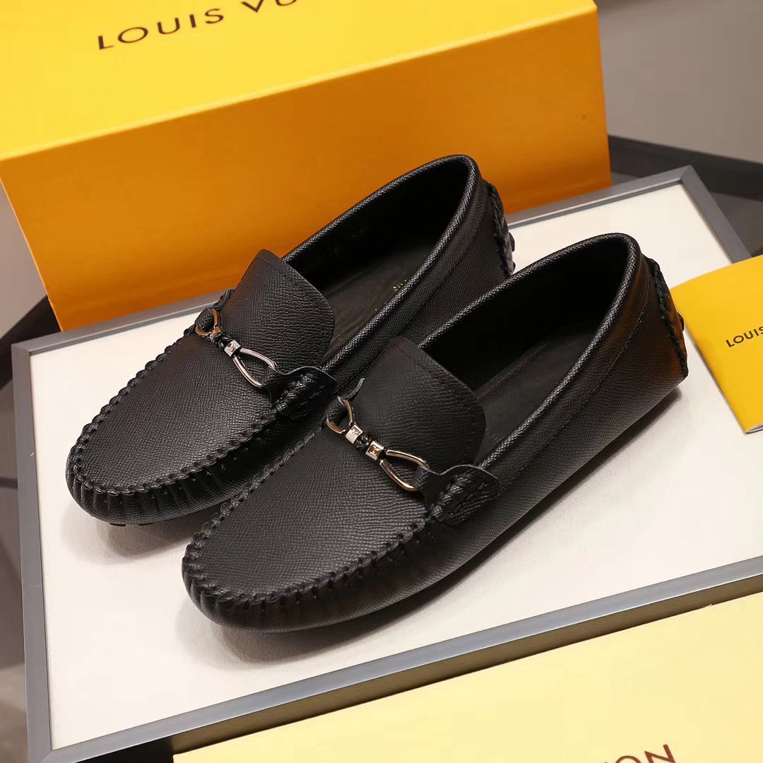 LV women's leather shoes-28