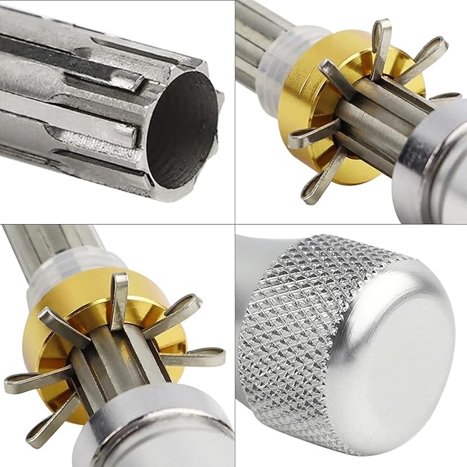 Tubular Cabinet Locks (3 Pack, Zinc Alloy)