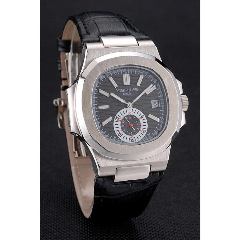 Nautilus 5980/1A-001 Dial Black 40 mm, Rose Gold Plated