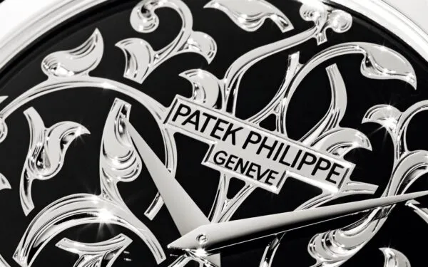 Calatrava 5088/100P-001 Volutes and Arabesques 38 mm,Platinum,