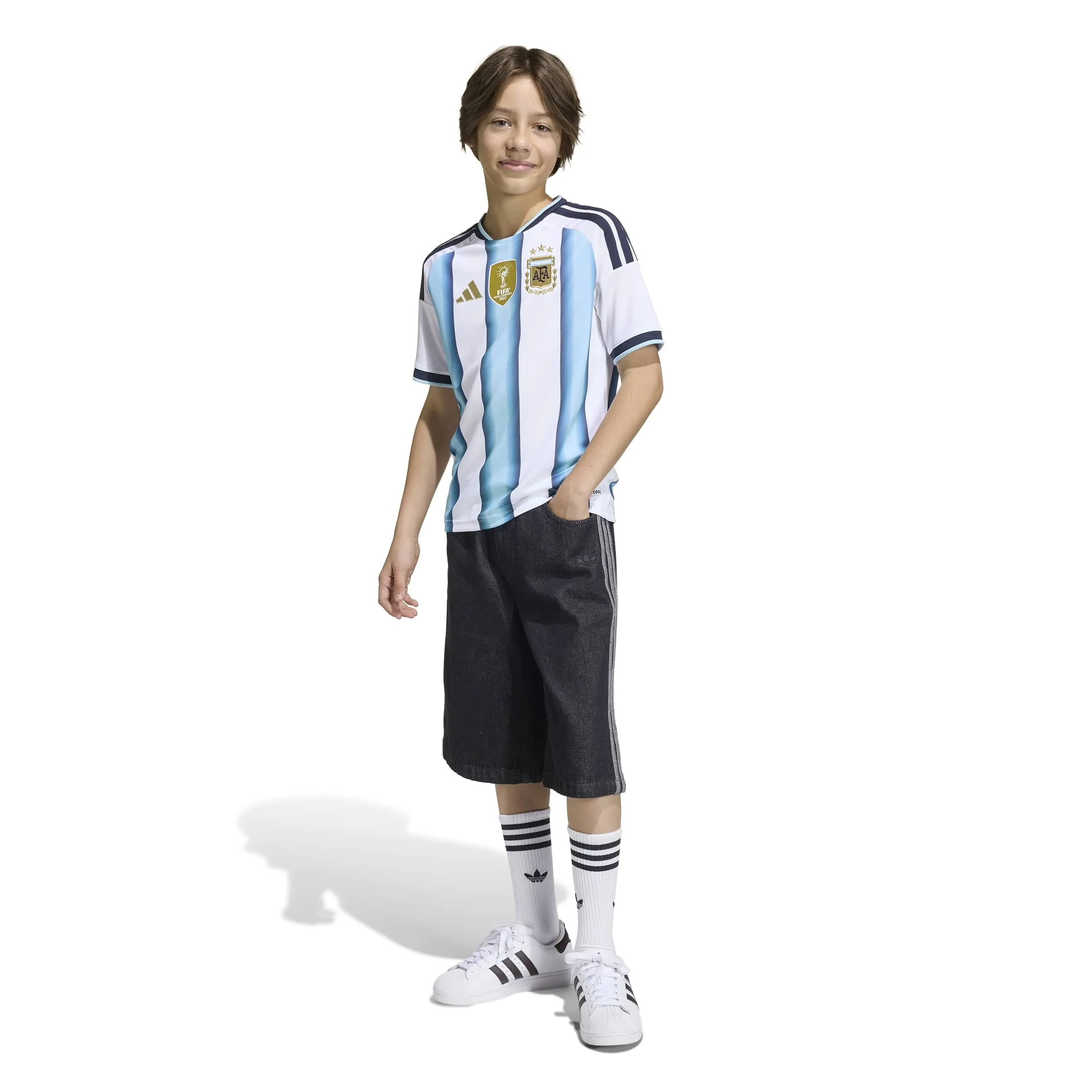 Argentina 26 Home Jersey Youth
