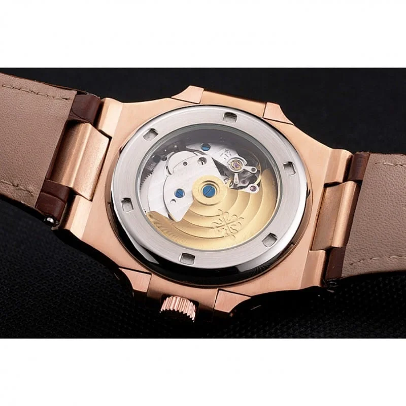 Nautilus 5980R-015 Dial White 40 mm, Rose Gold